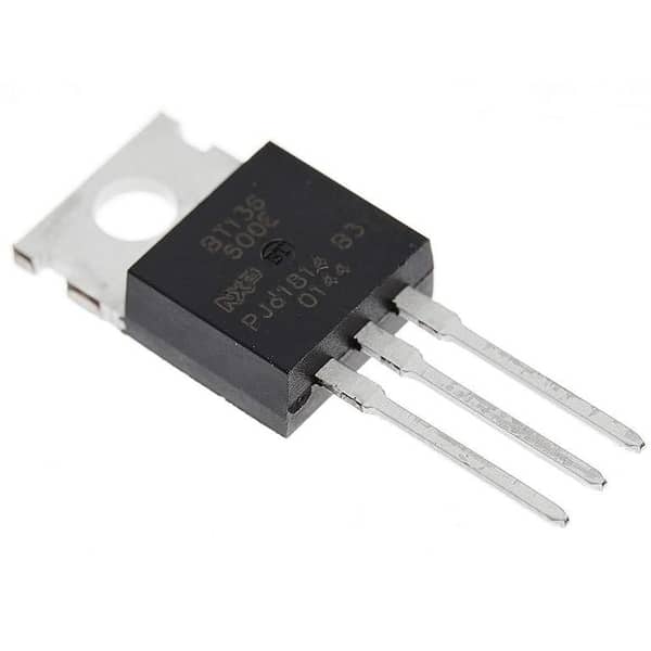 2pcs BT136 600E triac AC switching controlling peak on state current 25A