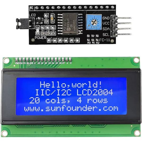 IIC-I2C-TWI Serial 2004 20x4 LCD Module For Arduino