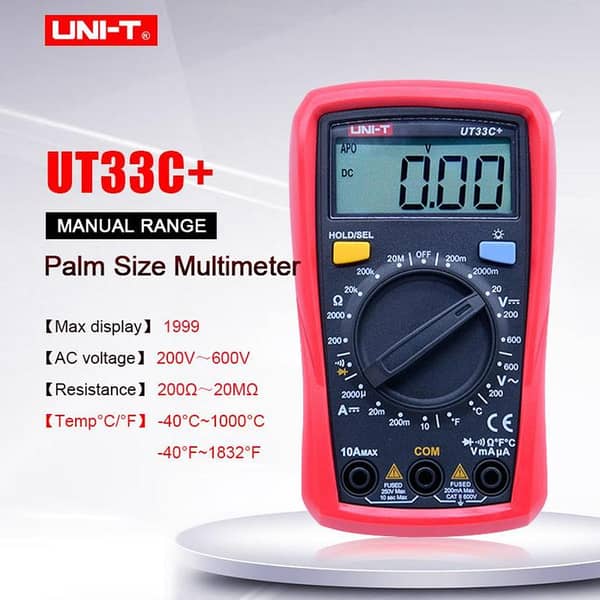 UT33C+ Palm Size Multimeter