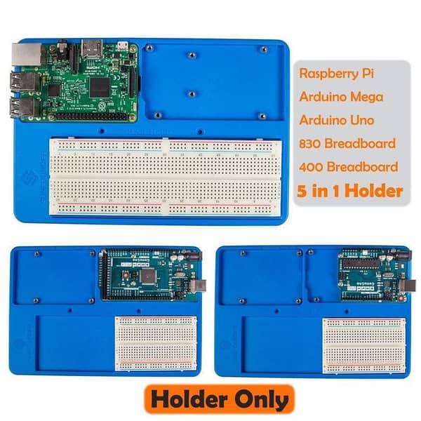 Sunfounder Rab 5 In 1 Breadboard Holder Base Plate Circuit Board Screws For Uno R3 Mega 2560 Raspberry Pi 3 Model B