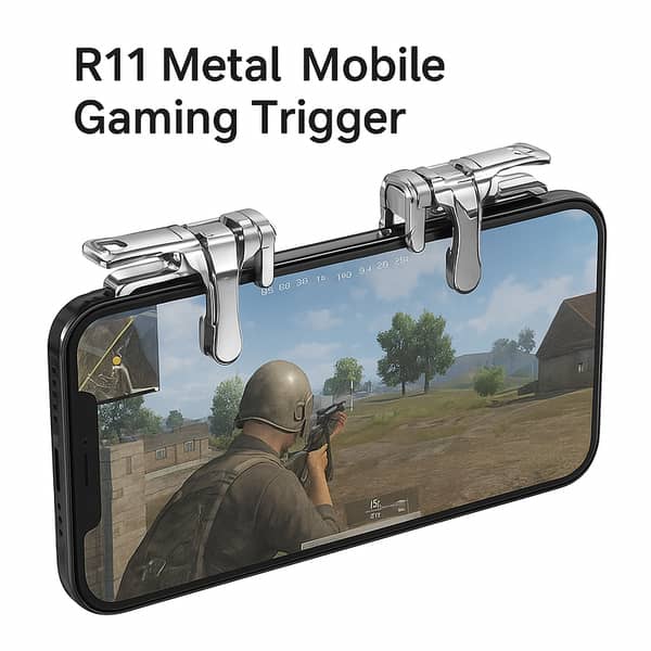PUBG Trigger R11 Mobile Gaming Controller for Android and iPhone with Tap Assist Keys
