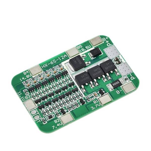 6S 22.2V 12A 18650 Li-ion Lithium Battery BMS Protection Board With Balance Function 6s 12a bms