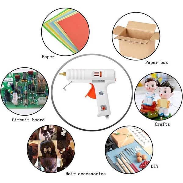 110W Hot Melt Glue_Gun with Adjustable Temperature