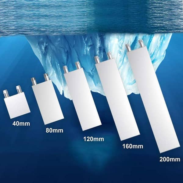 40x80x12 mm Aluminum Water Block Cooling Heat Sink