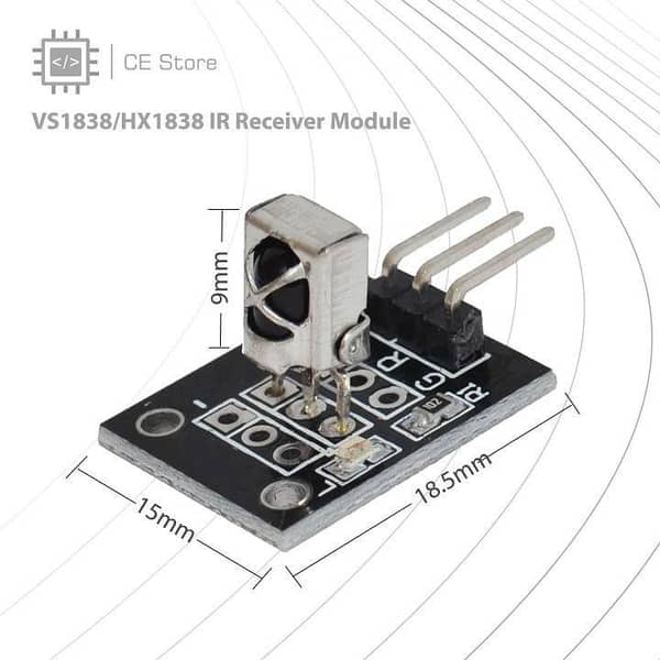 Arduino Infrared IR Module Receiver 37kHz | Microcontroller Sensor Board for Arduino & Raspberry Pi