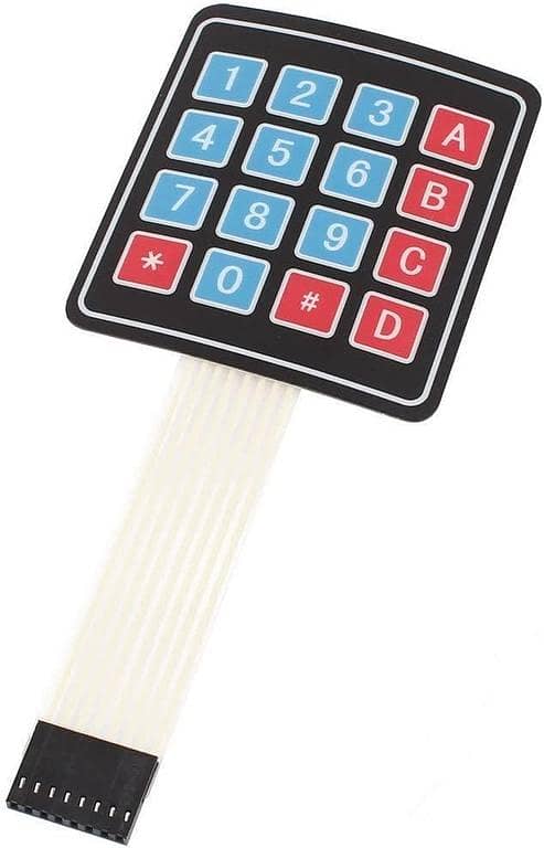 4 x 4 Matrix Keypad Membrane Switch Keypad