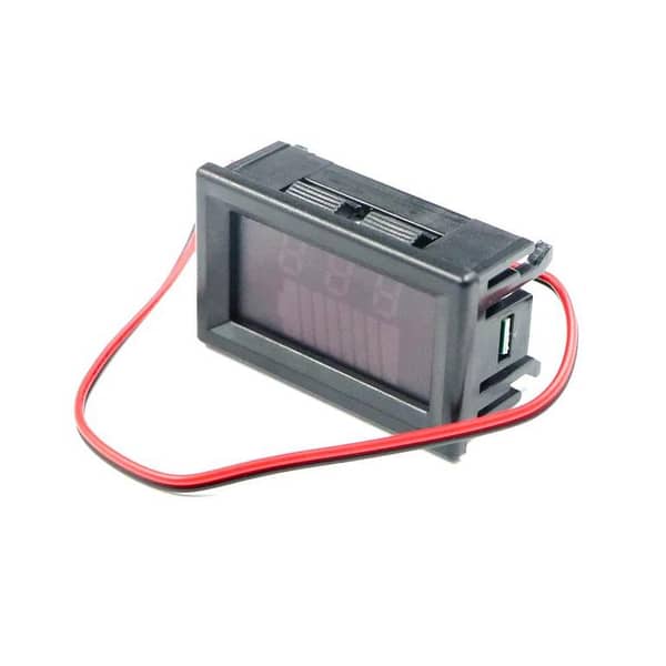 12V to 60V DC Lead Acid Battery Capacity and Voltage Indicator