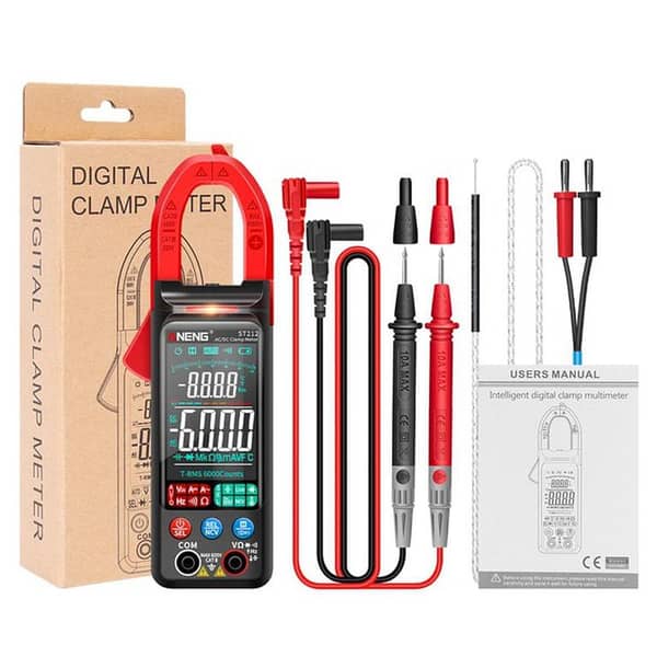 ANENG ST212 Digital Clamp Meter – 400A True RMS Smart Plier Multimeter
