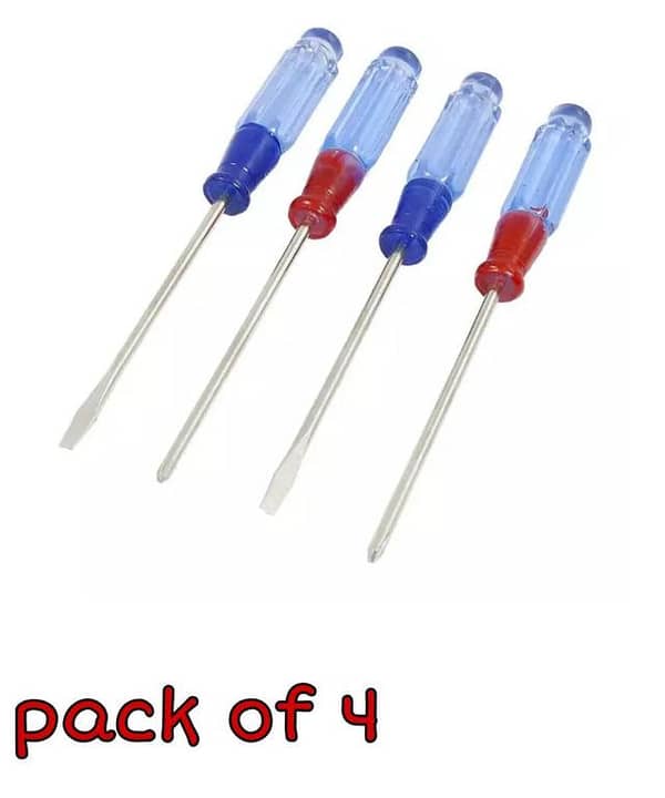 3.0×70mm Slotted & Phillips Screwdriver Set for Precision Electronics Repair