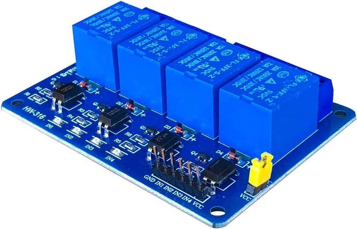 4 Channel 5V Relay Module For Arduino
