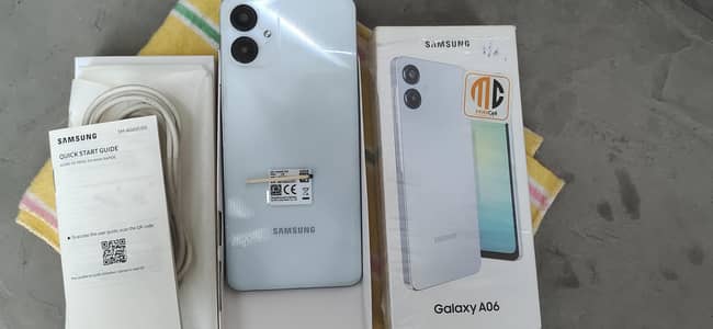 watsapno. (03046125242)Samsung Mobile A06 best battery camera full box