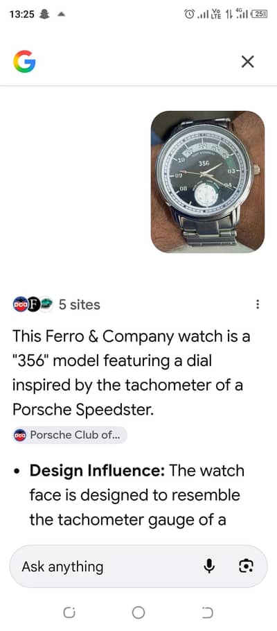 Ferro and company vintage Watch