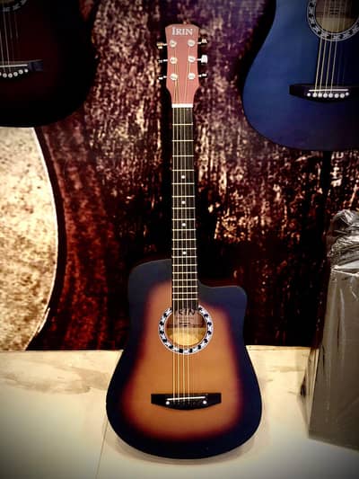 Acoustic guitar | begnar guitars | student guitar | with bag belt pick