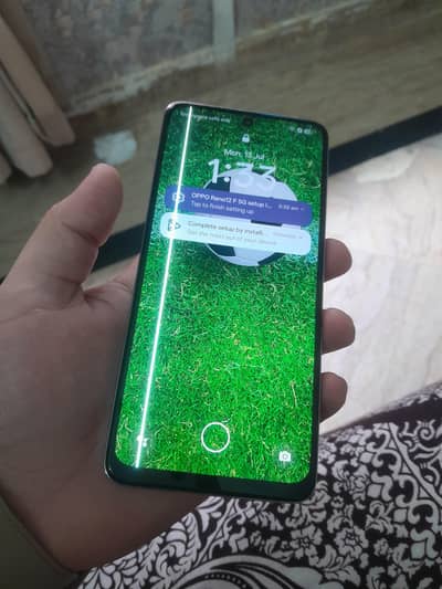 OPPO Reno12 F 5g 10/10 condition line on panel