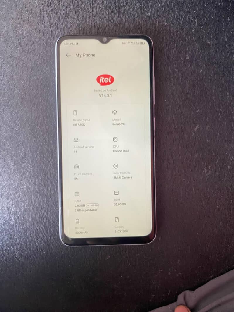 Itel A50C 2