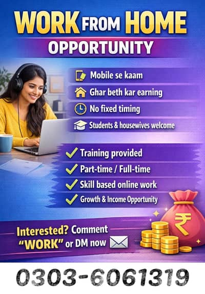 Part Time | Full Time | Home Based | Jobs | Male & Female.