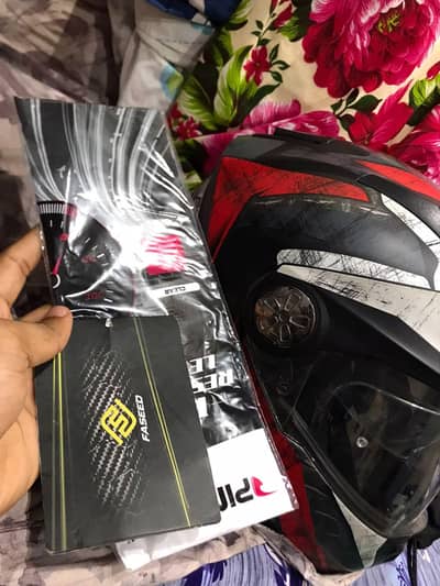 fassed Fs-909 peak helmat dot certified - PinLock 30 Included