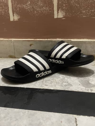 Adidas slippers 10 by 10.9 Number
