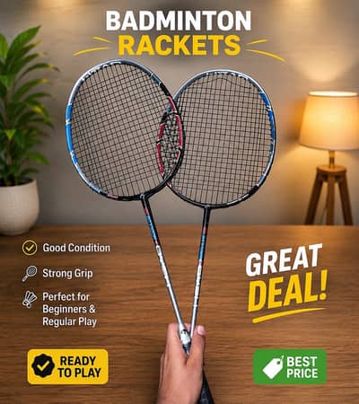 I sell my badminton for the play