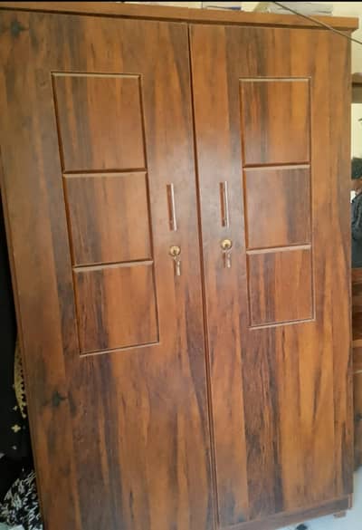 heavy wooden wardrobe neat n clean
