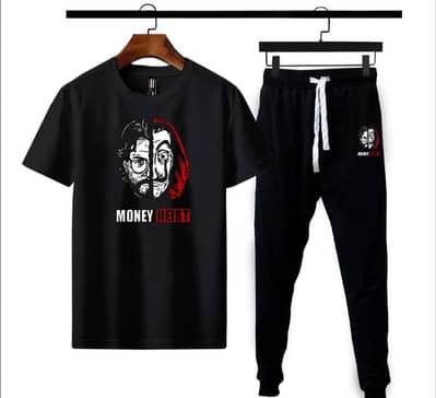 Men's money heist printed track suit for sale free delivery