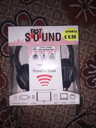 Fast sound stereo headset