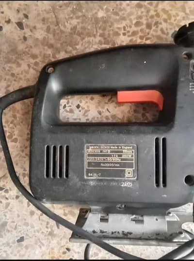black DECKER original wood kater model 535S. . contact 03128000671 and w