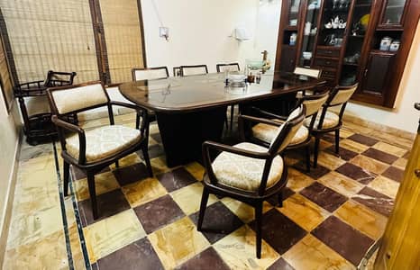 Dining Table set 8 seater sheesam tali
