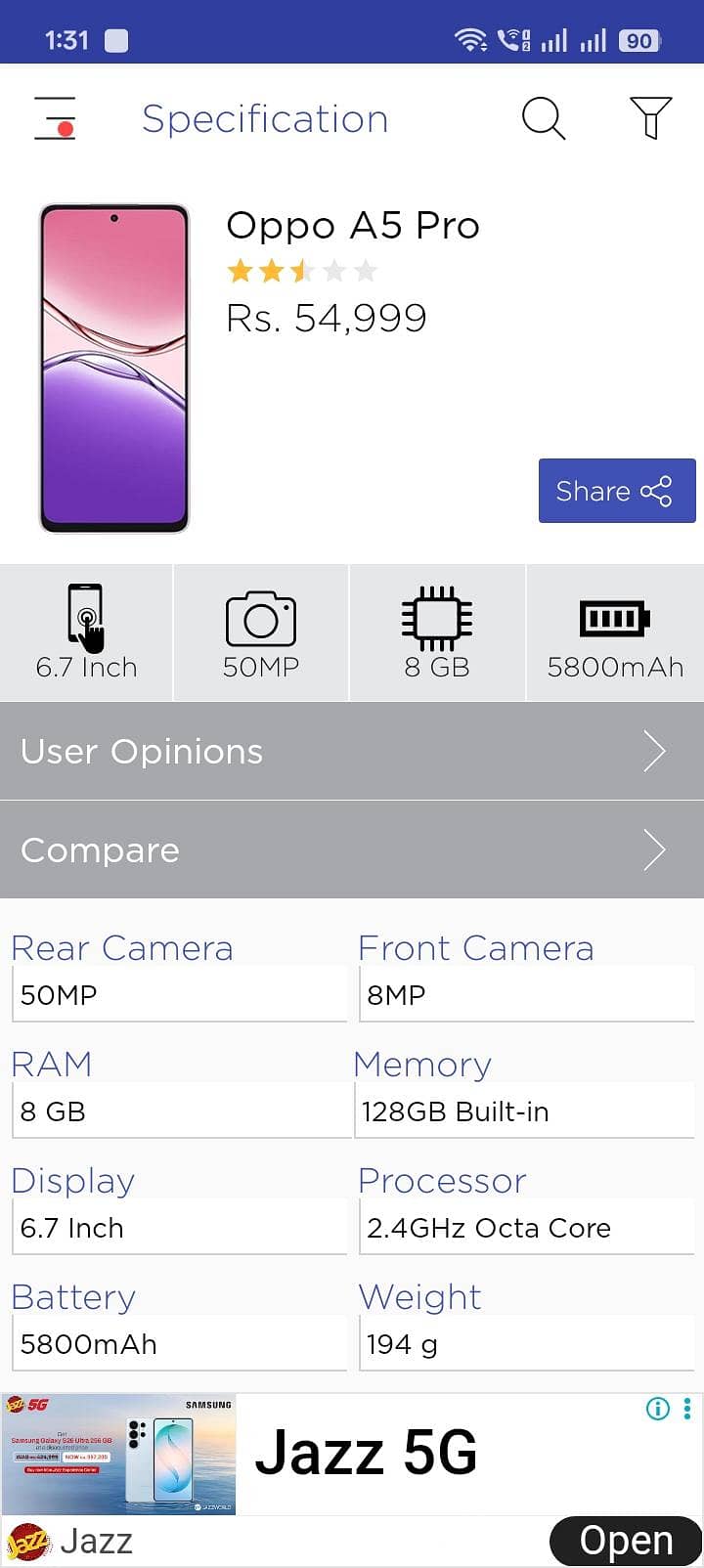 OPPO A5 Pro 1