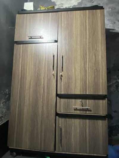 2x6 feet bedroom large cupboard slightly used almost new