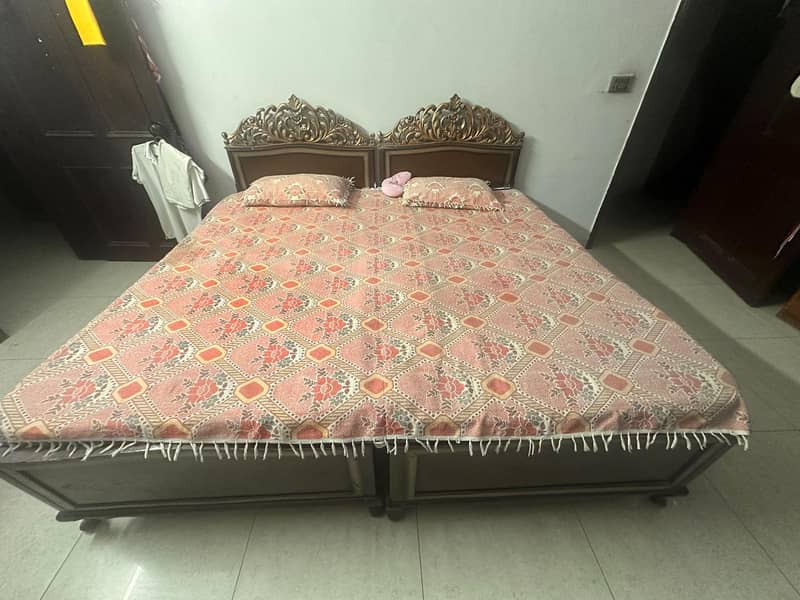 2 single beds 1