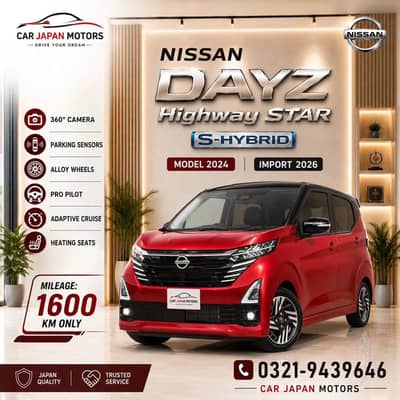 Nissan Dayz 2024 -Highway star Pro Pilot N Wgn N One Move Wagon R Mira