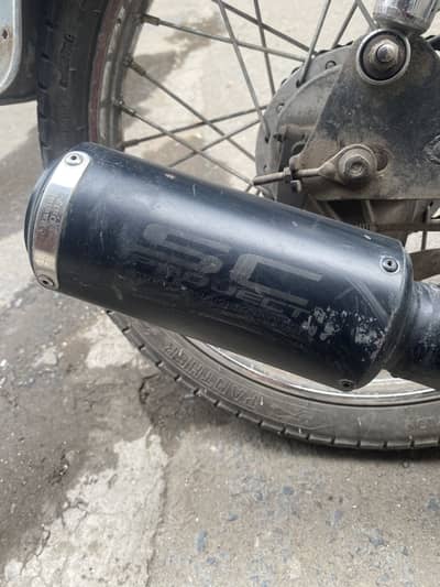 Sc project exhaust for cd 70