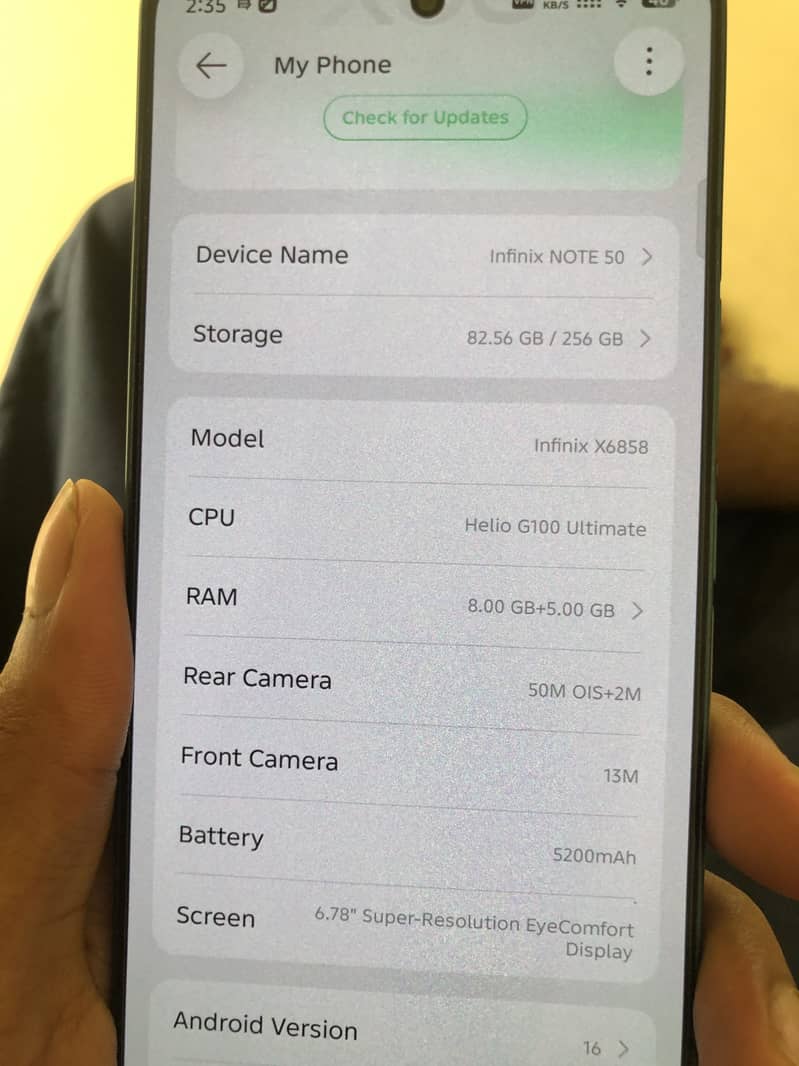 Infinix Note 50 8