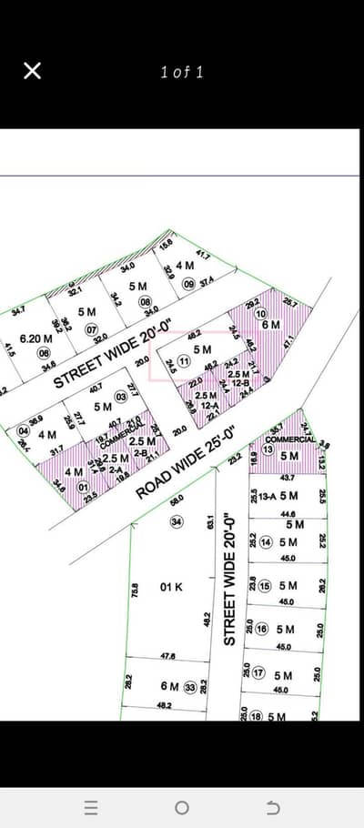 7.5 marla plot for sale