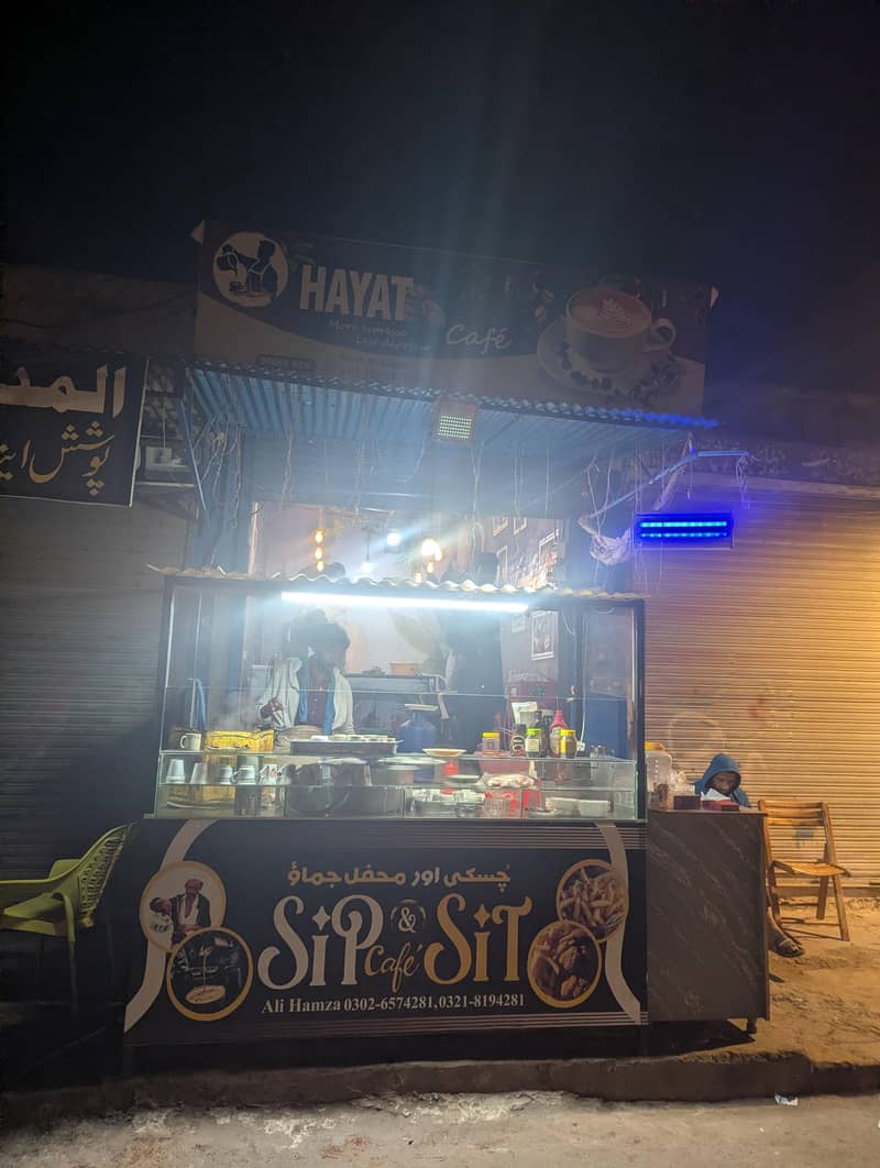 کافی اور فاسٹ فوڈ کے لیے خوبصورت کاؤنٹر برائے فروخت 0