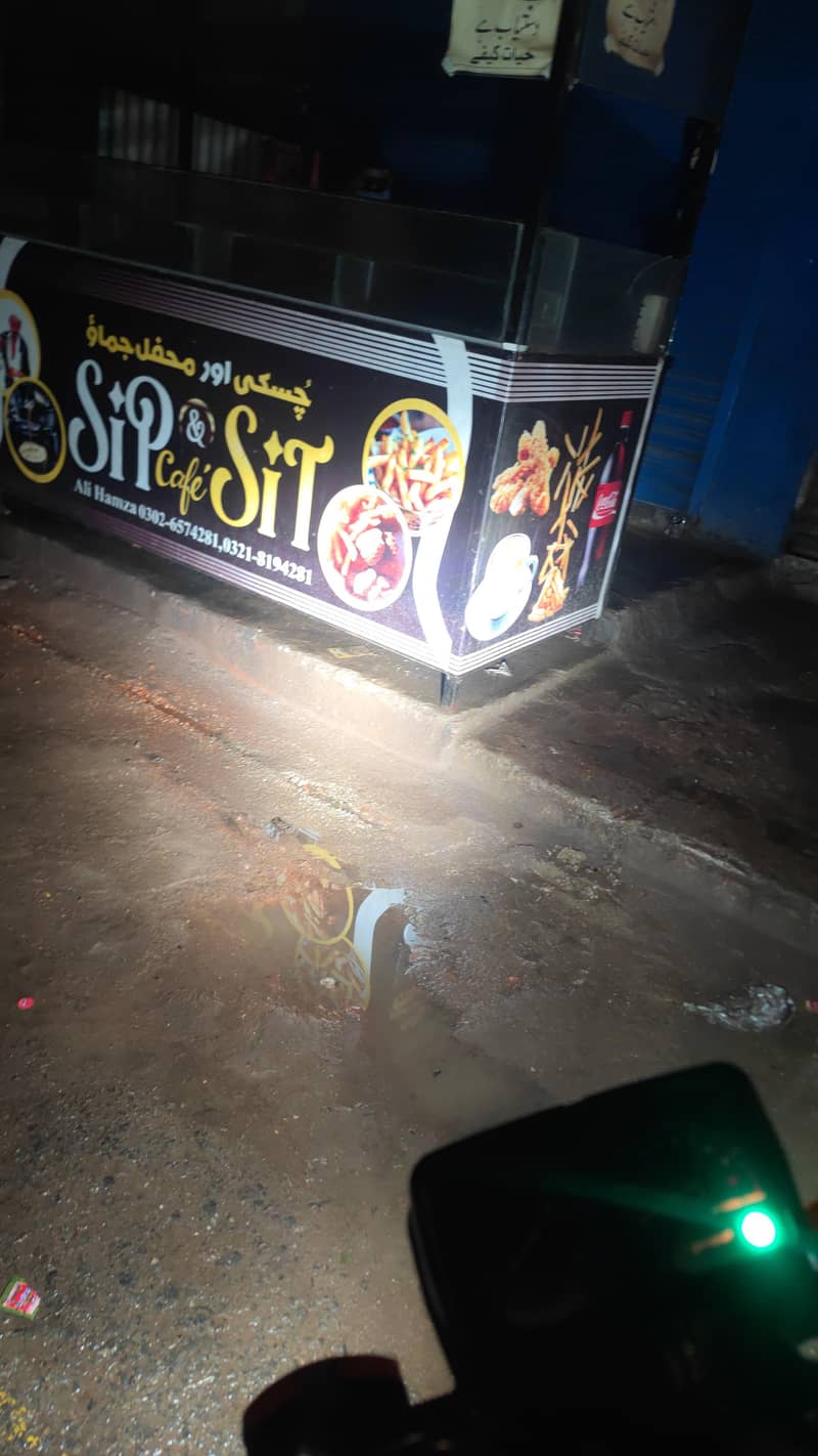 کافی اور فاسٹ فوڈ کے لیے خوبصورت کاؤنٹر برائے فروخت 1