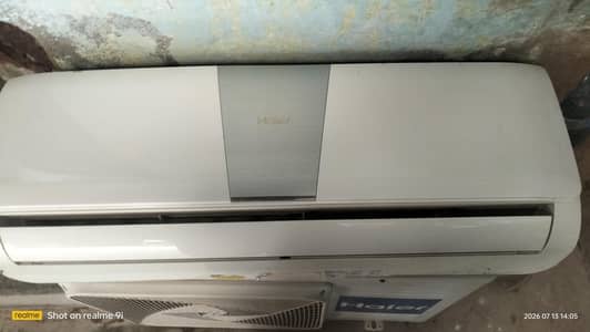 Haier Ac 1 ton 410 gas
