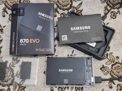 Samsung 870 EVO 1TB SSD (Like New) + ORICO External Enclosure