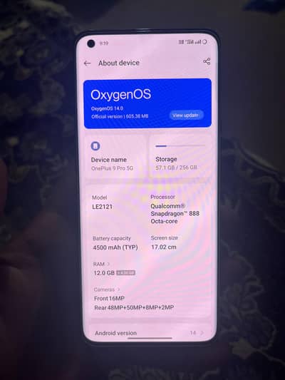 One Plus 9 Pro