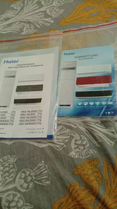haier AC used only 2 seasons good condition sale