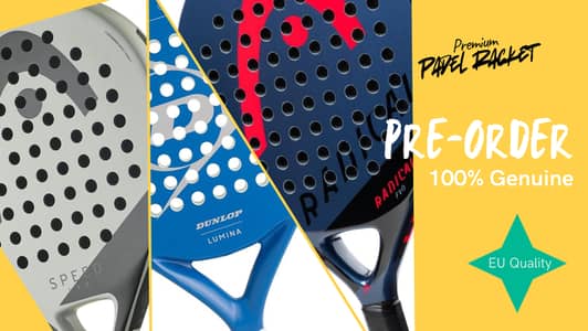 [PRE-ORDER] Limited Batch: Premium Padel Rackets (Brand New/100% Genu