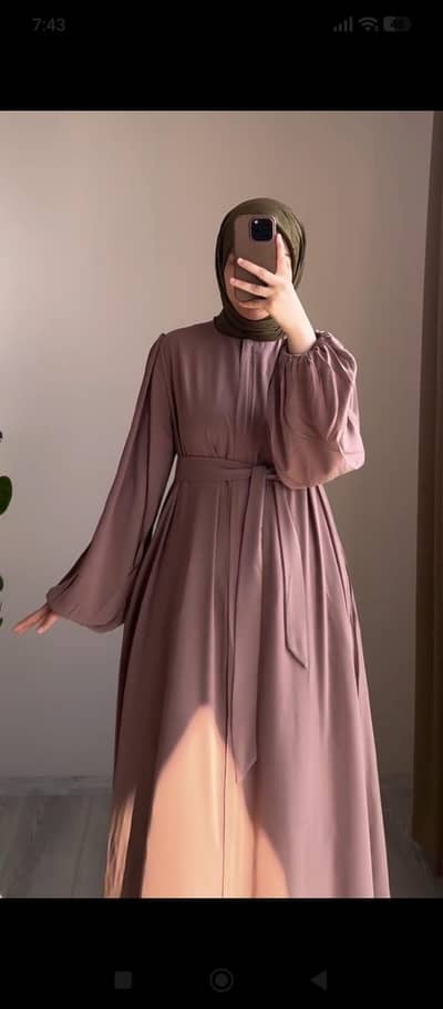 Olive abaya