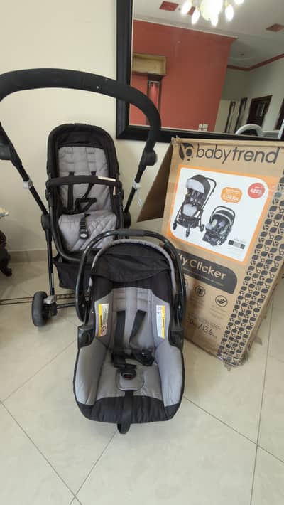 Babytrend zubaidas Baby Pram Full set (pram+ car seat)