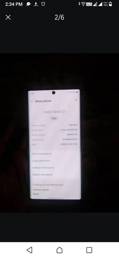 Samsung Mobile Note 10 5G