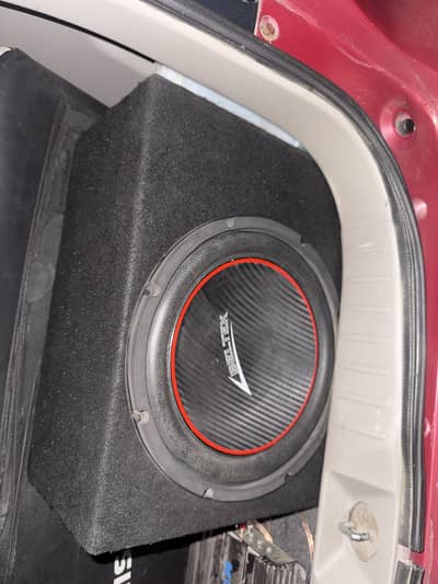 Amp and woofer