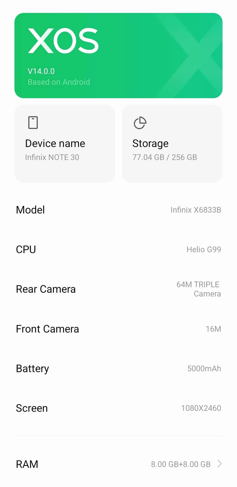 Infinix Note 30 5