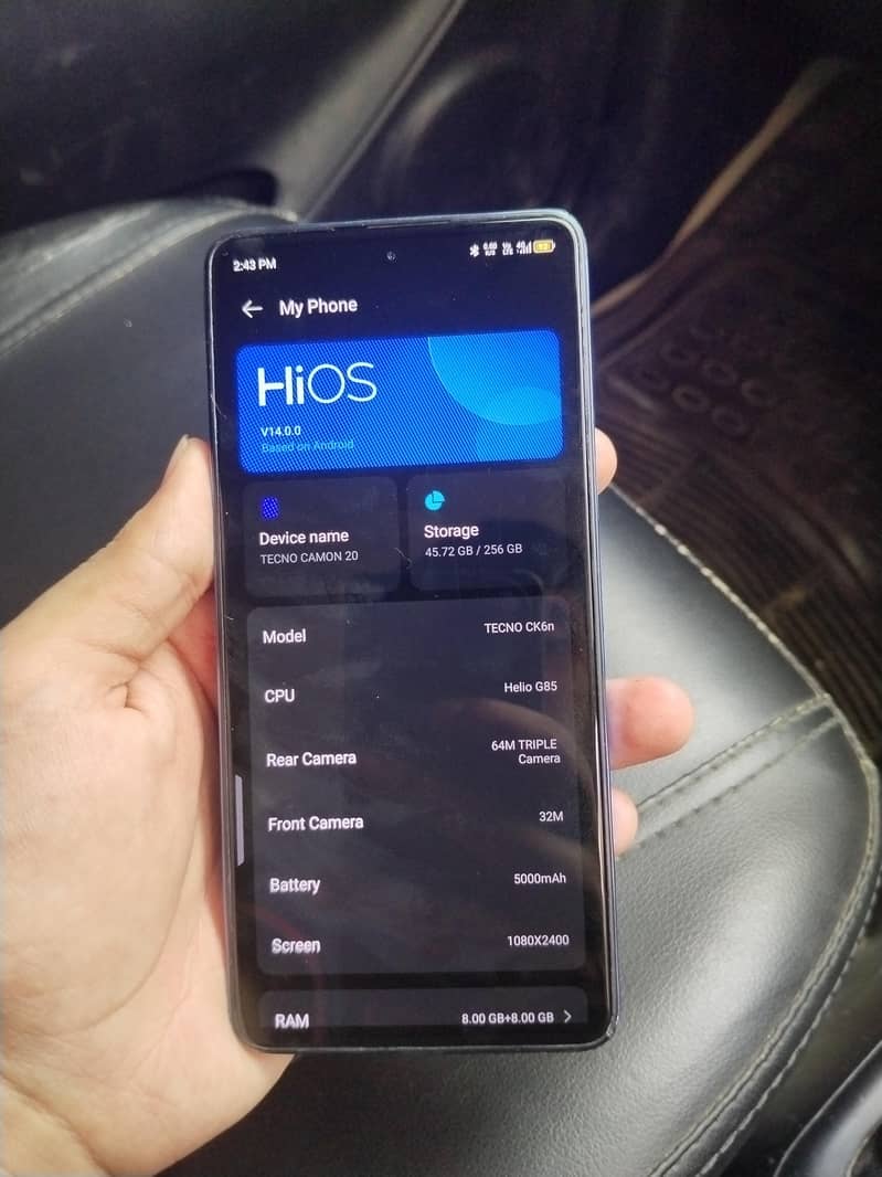Tecno CAMON 20 1