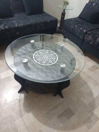 Glass Top Coffee Table