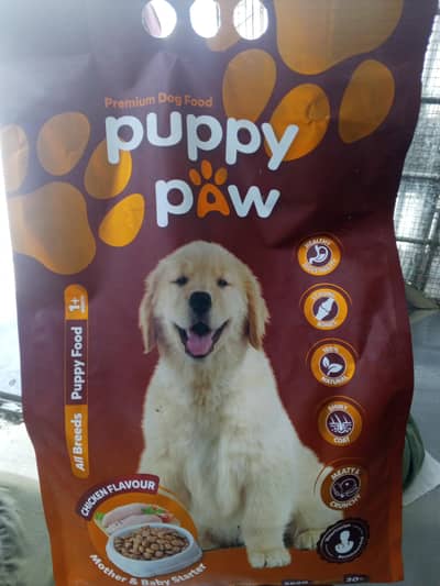 puppy paw dog food